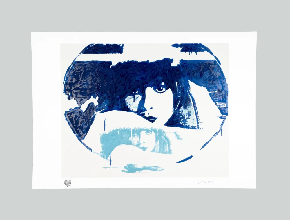 金刚砂版画 Fioroni - Doppio Liberty (Blue)