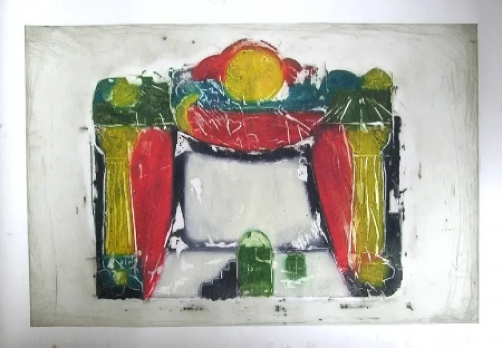 蚀刻版画 Fioroni - Senza titolo 