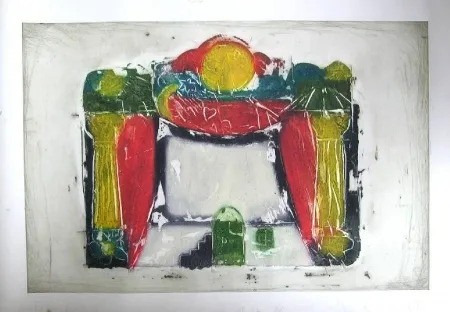 蚀刻版画 Fioroni - Senza titolo 