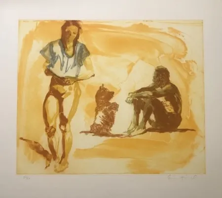 版画 Fischl - Untitled