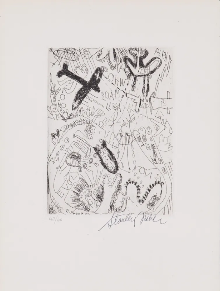 蚀刻版画 Fisherf - Unitled