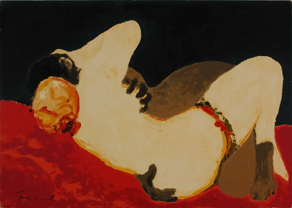 丝网印刷 Fiume - Abbraccio