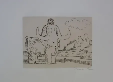 蚀刻版画 Fiume - Cinque acqueforti per i greci tradotti da Salvatore Quasimodo