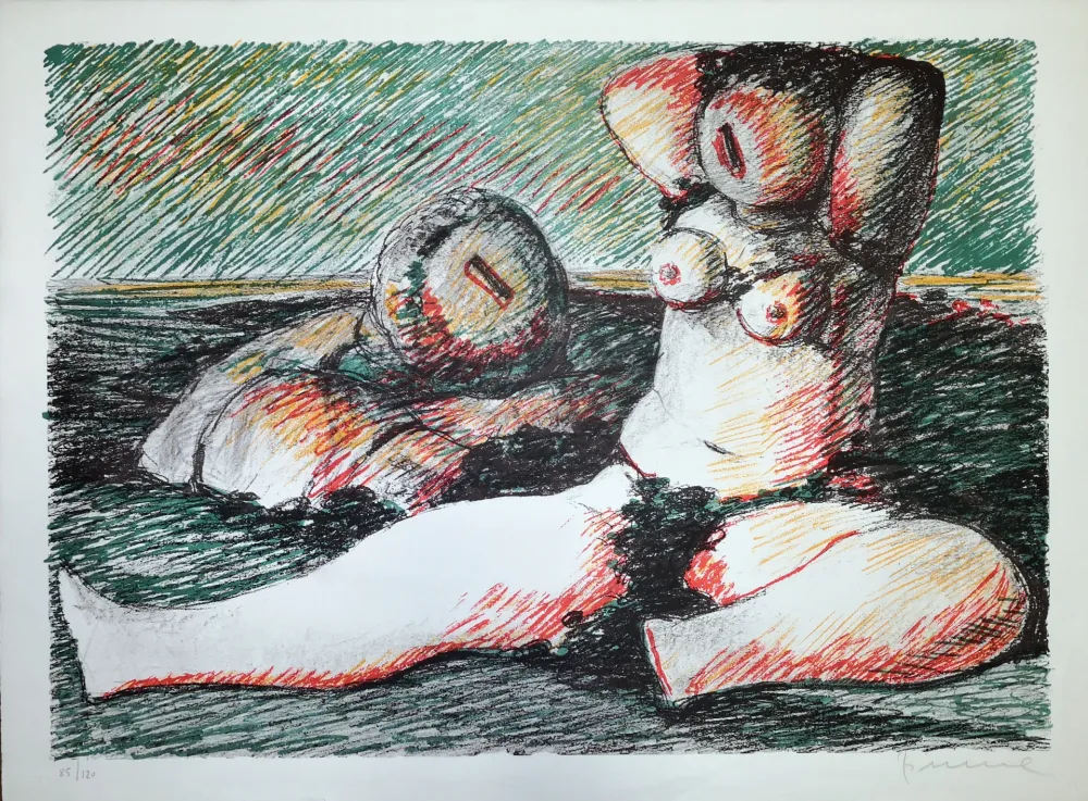 石版画 Fiume - Poesia d'amore