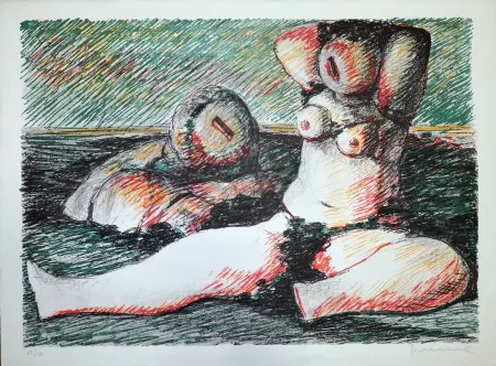 石版画 Fiume - Poesia d'amore