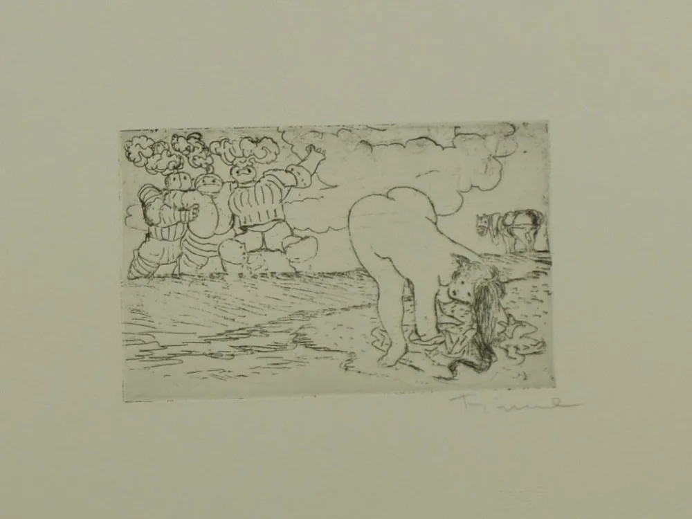 版画 Fiume - SENZA TITOLO