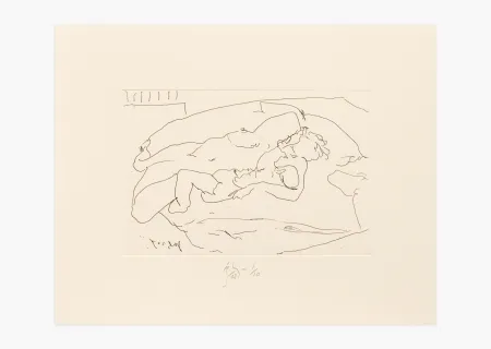 版画 Flanagan - Mother with suckling child