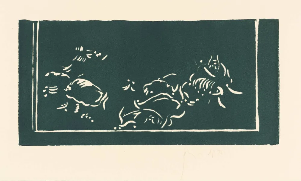 油毡版画 Flanagan - Stones