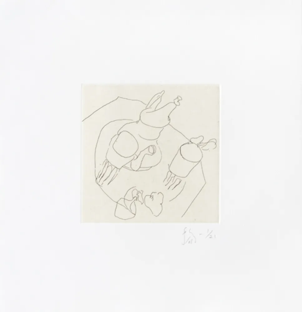 版画 Flanagan - Teapot and cups