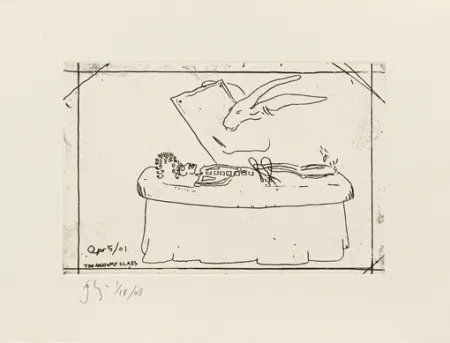 版画 Flanagan - The anatomy class