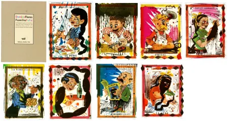 石版画 Flores - Familia feliz (complete portoflio)