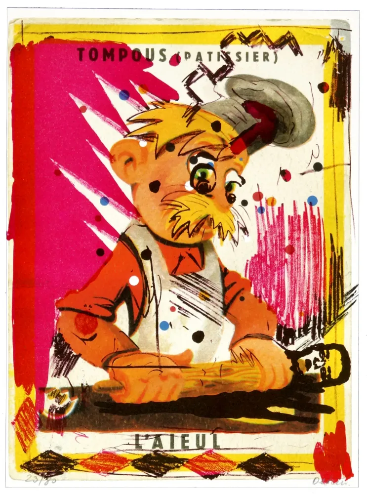 石版画 Flores - Tompous (Patissier)