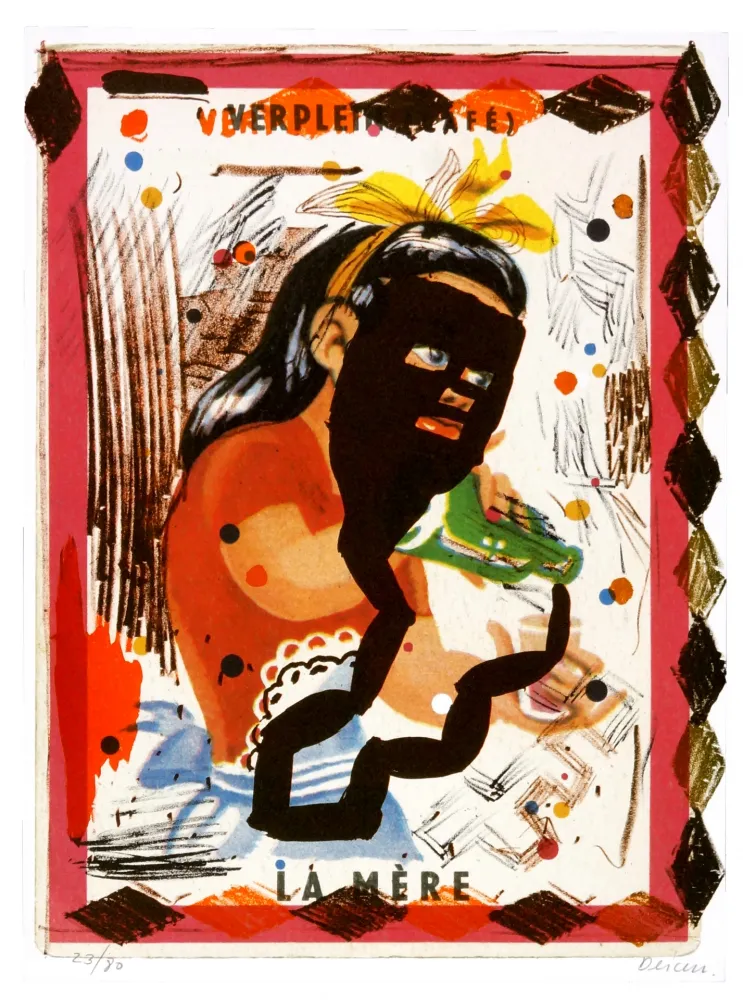 石版画 Flores - Verplein (Café)