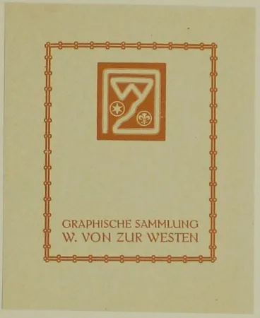 木刻 Fölkersam (Von) - Graphische Sammlung W. von Zur Westen