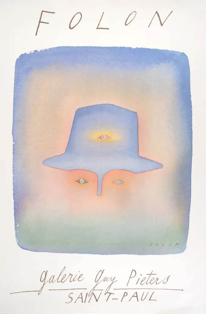 海报 Folon - Folon - Galerie Guy Pieters I