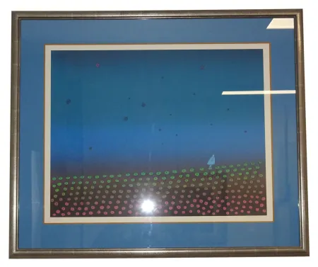 丝网印刷 Folon - Je vous écris d'un pays lointain - I am writing you from a far country