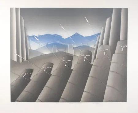 数码版画 Folon - La Menace II