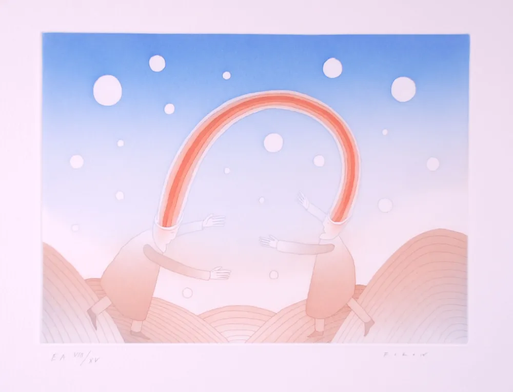 蚀刻飞尘法 Folon - La Rencontre - The Meeting