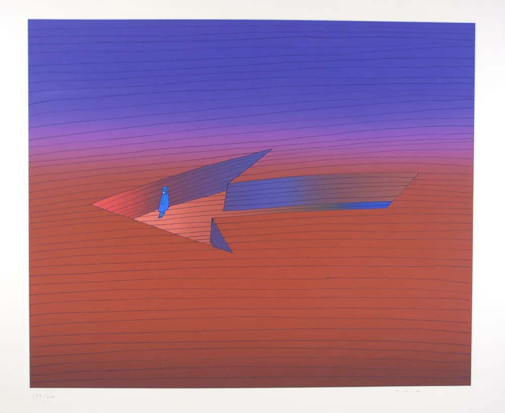 丝网印刷 Folon - Le Chemin