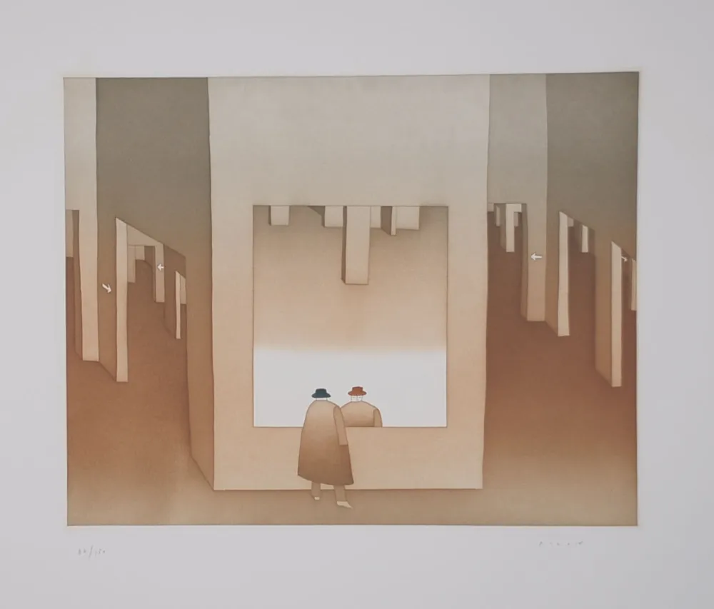 蚀刻飞尘法 Folon - Le Miroir