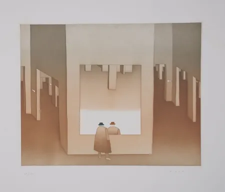 蚀刻飞尘法 Folon - Le Miroir