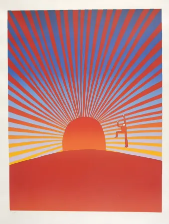 丝网印刷 Folon - Le Poète - The Poet