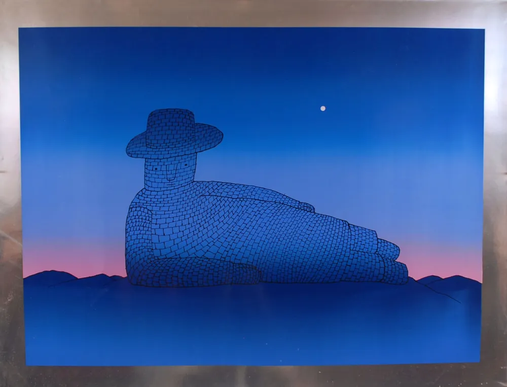 丝网印刷 Folon - Le rêve de pierre - The stone dream