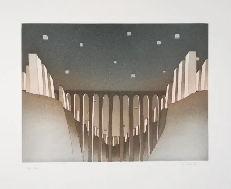 蚀刻飞尘法 Folon - Le viaduc