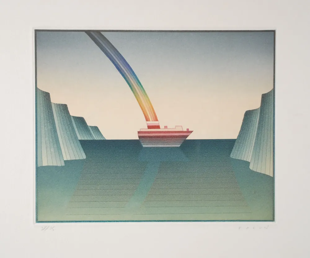 蚀刻飞尘法 Folon - Le Voyage