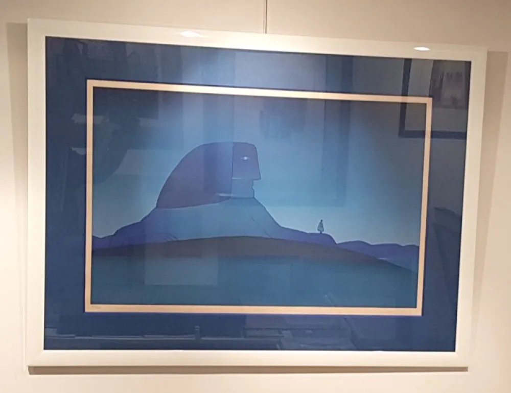 丝网印刷 Folon - L'Etranger - The Stranger