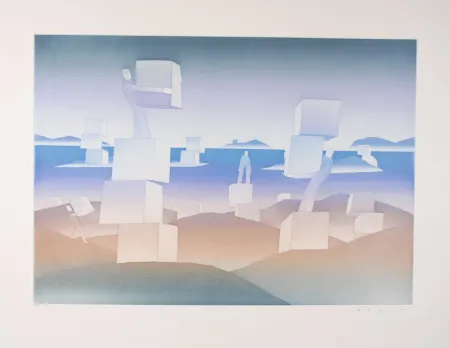 蚀刻飞尘法 Folon - Man at work