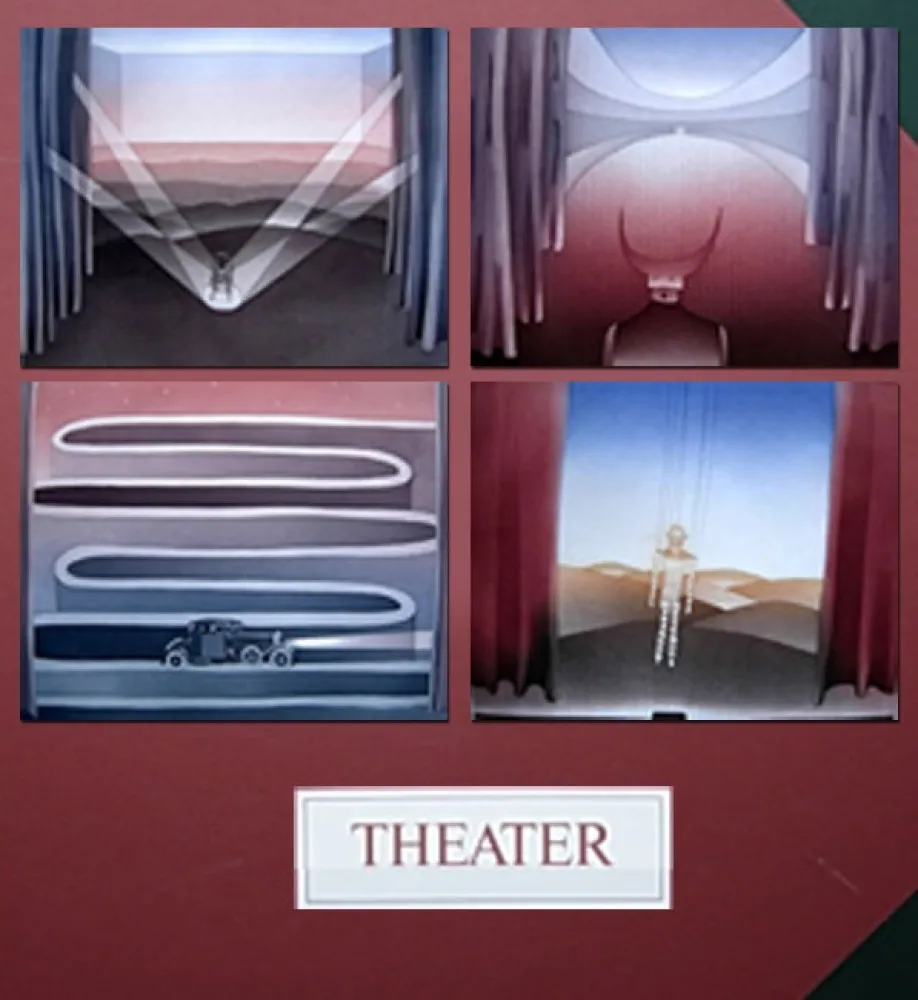 蚀刻飞尘法 Folon - THEATER - THEATRE (complet suite)