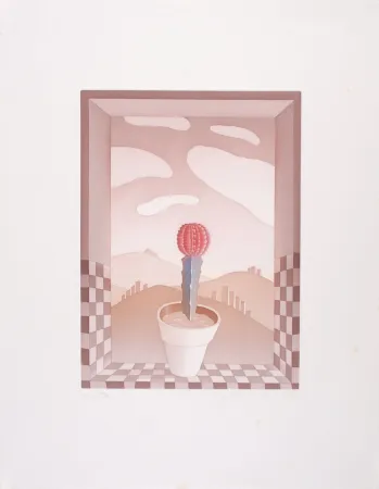 蚀刻飞尘法 Folon - Une Fleur