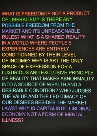 丝网印刷 Fontaine - Untitled: (What is freedom?)