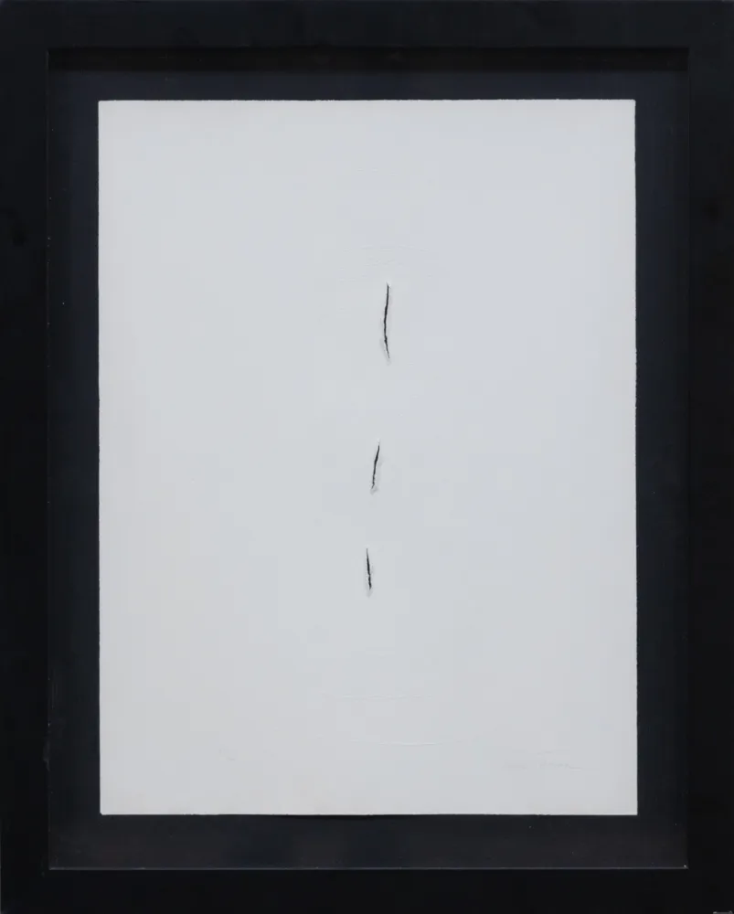 版画 Fontana - Concetto spaziale, 1967