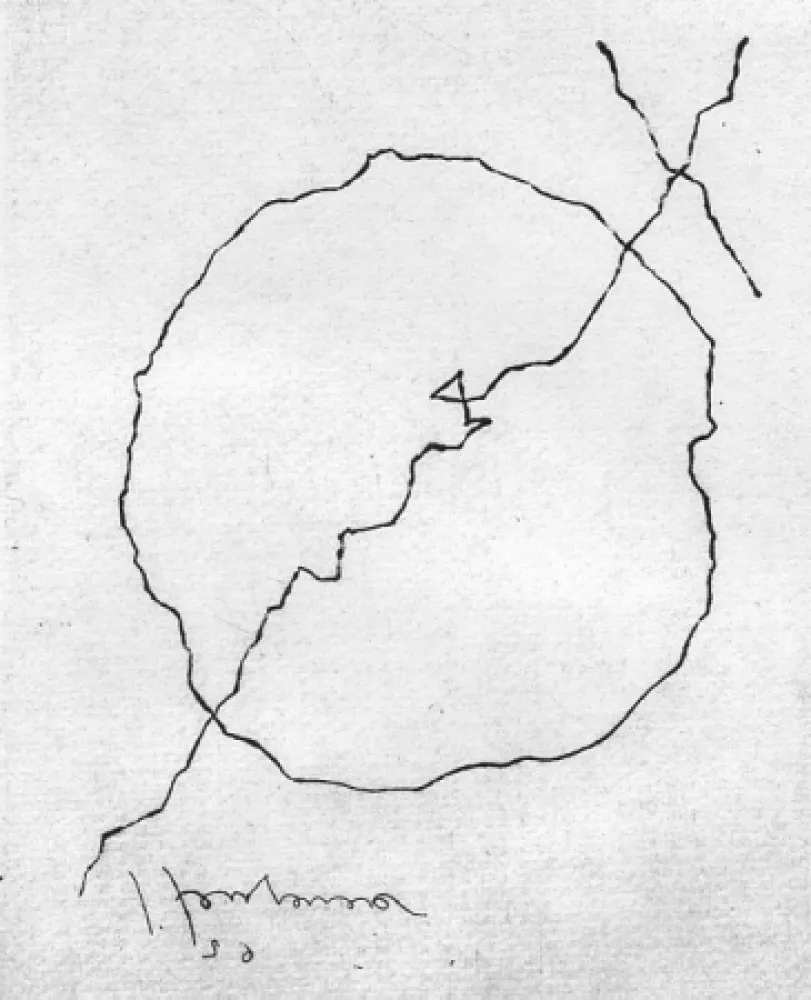 版画 Fontana - Concetto spaziale
