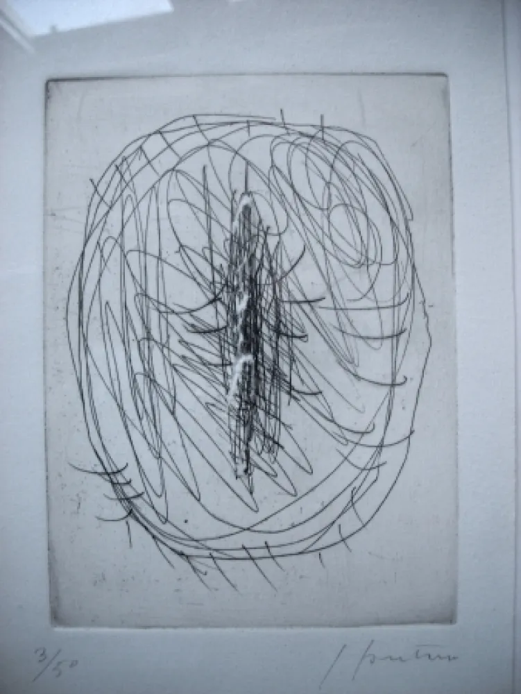 蚀刻版画 Fontana - Concetto Spaziale