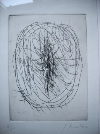 蚀刻版画 Fontana - Concetto Spaziale