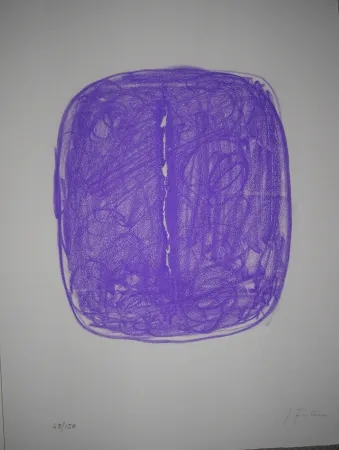 石版画 Fontana - Corrente