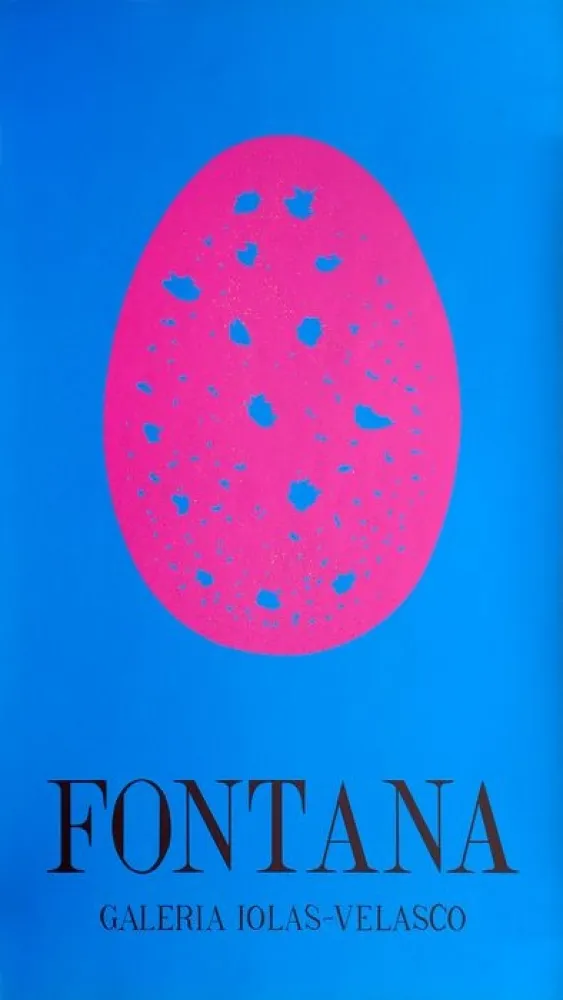 海报 Fontana - Galería Iolas Velasco