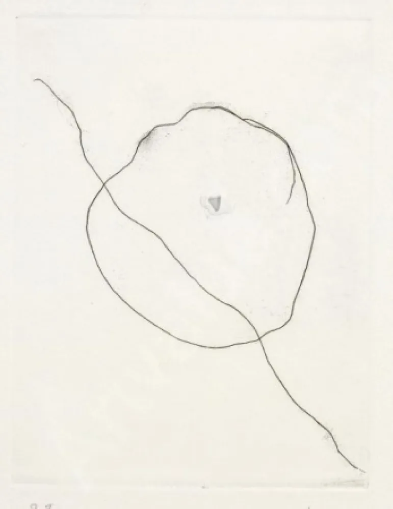 蚀刻版画 Fontana - L'Épée dans l'eau