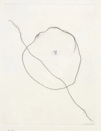 蚀刻版画 Fontana - L'Épée dans l'eau