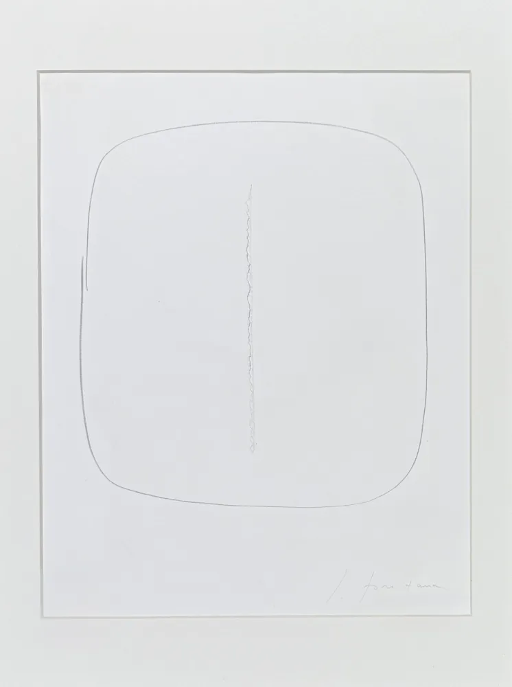 石版画 Fontana - Lucio Fontana (1899–1968) – Concetto Spaziale – Lithograph with hand-cut central slash incision -1961