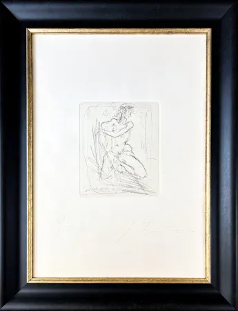 版画 Fontana - Lucio Fontana (1899-1968) - Nudo – Etching on paper – 1964