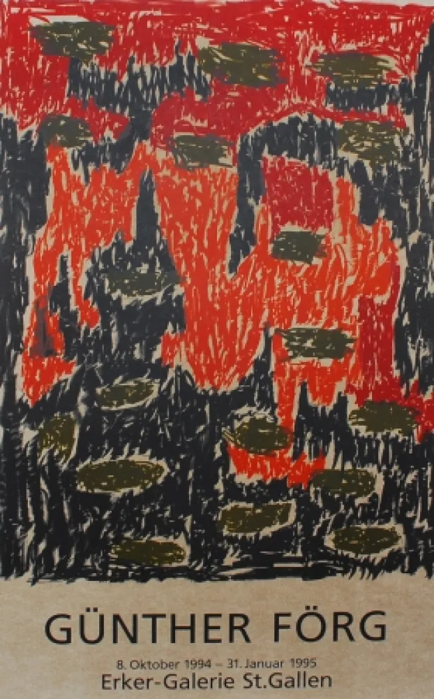 石版画 Forg - Untitled (Exhibition poster)