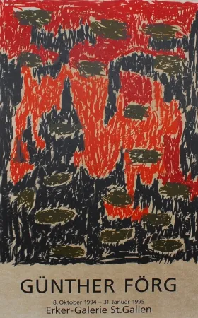 石版画 Forg - Untitled (Exhibition poster)