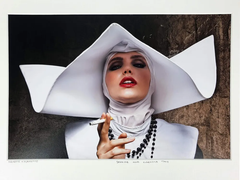 摄影 Formento & Formento - Smoking Nun, Cinecitta Italy