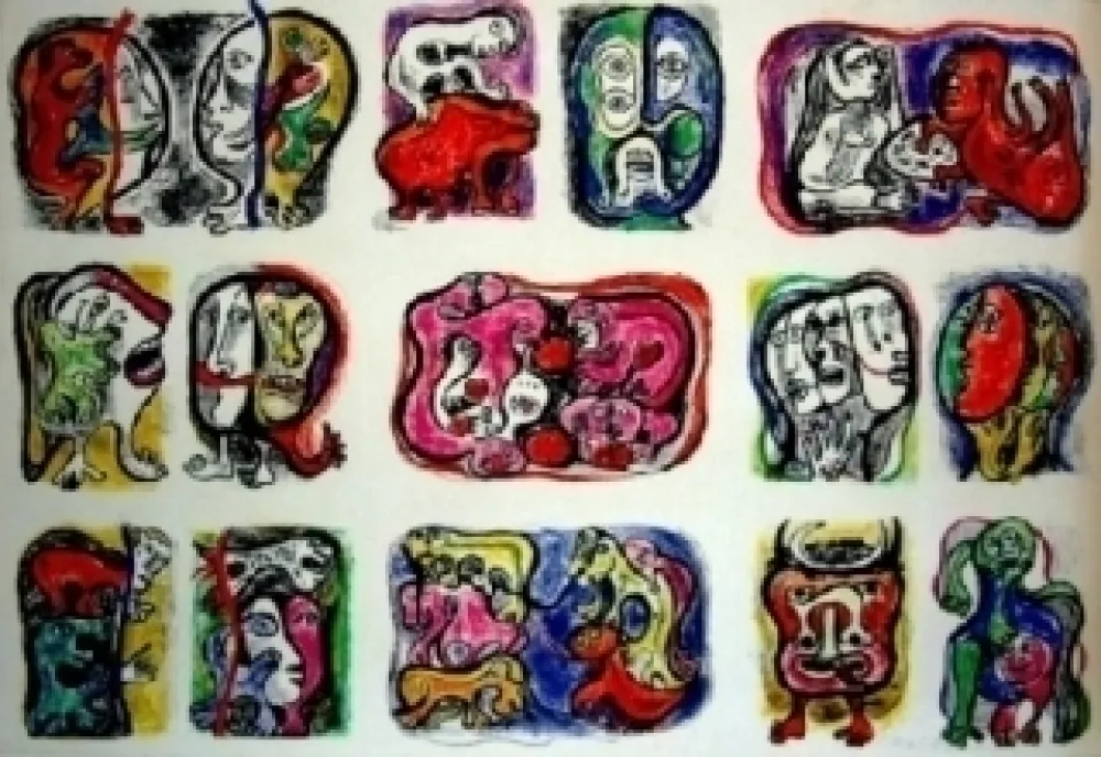 石版画 Forner - Sans titre