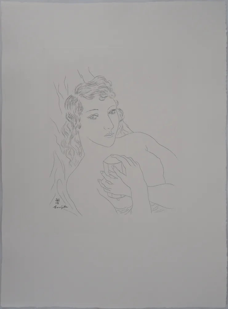 版画 Foujita - Isabey, mon seul ami