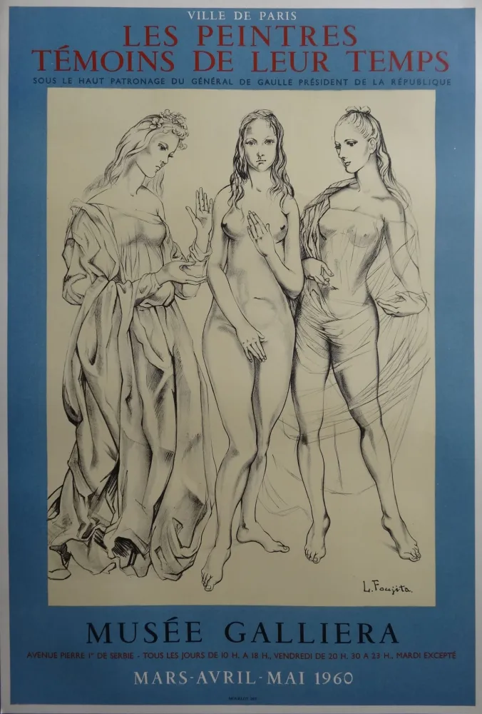 插图书 Foujita - Les trois Graces : La Jeunesse